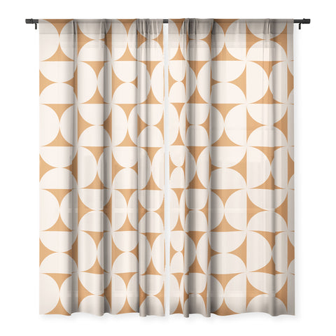 Colour Poems Bold Minimalism LXXV Sheer Window Curtain