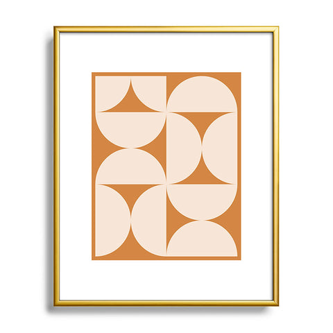 Colour Poems Bold Minimalism LXXV Metal Framed Art Print