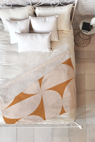 Colour Poems Bold Minimalism LXXV Fleece Throw Blanket