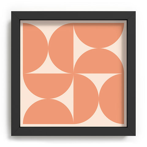 Colour Poems Bold Minimalism Peach Fuzz Recessed Framing Square