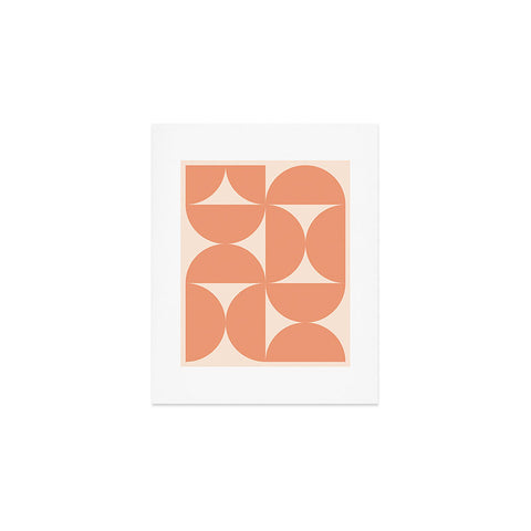 Colour Poems Bold Minimalism Peach Fuzz Art Print