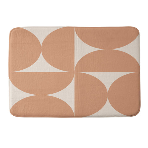 Colour Poems Bold Minimalism Peach Fuzz Memory Foam Bath Mat Havenly