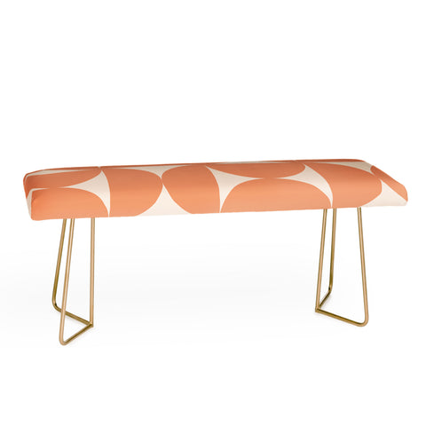 Colour Poems Bold Minimalism Peach Fuzz Bench