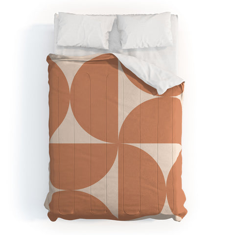 Colour Poems Bold Minimalism Peach Fuzz Comforter