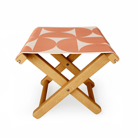 Colour Poems Bold Minimalism Peach Fuzz Folding Stool