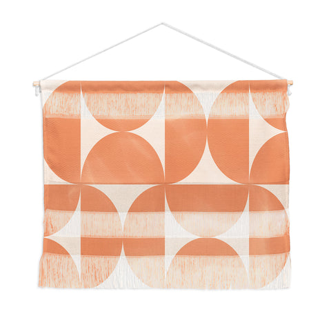 Colour Poems Bold Minimalism Peach Fuzz Wall Hanging Landscape