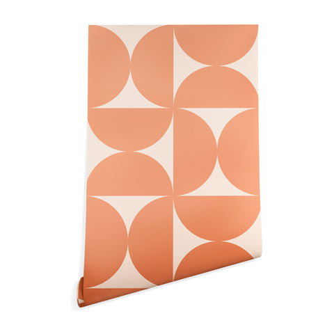 Colour Poems Bold Minimalism Peach Fuzz Wallpaper