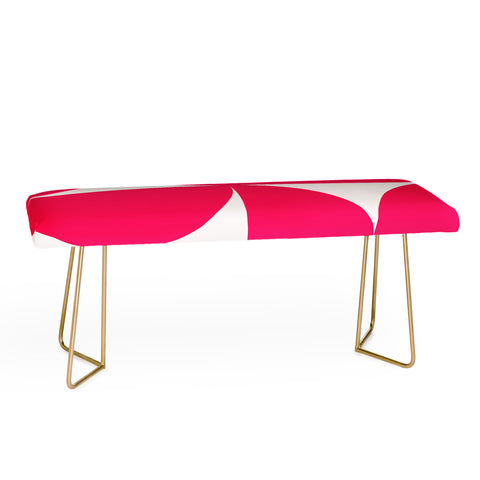 Colour Poems Bold Minimalism Viva Magenta Bench