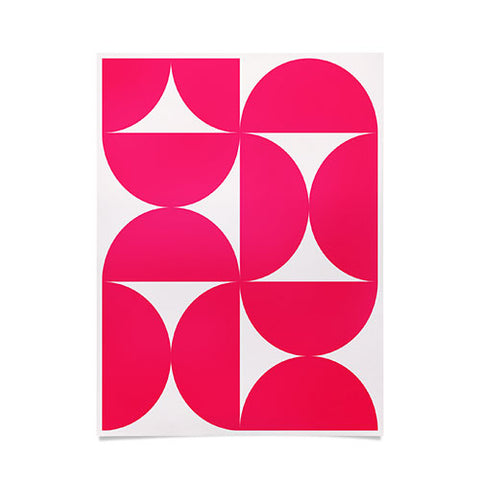 Colour Poems Bold Minimalism Viva Magenta Poster