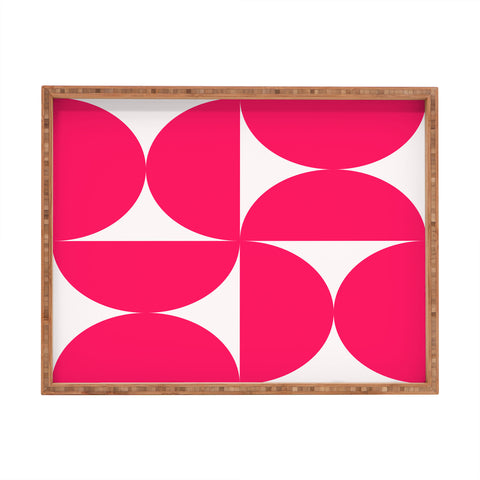 Colour Poems Bold Minimalism Viva Magenta Rectangular Tray