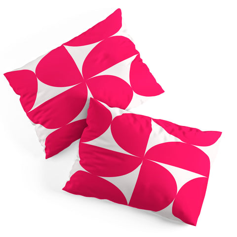 Colour Poems Bold Minimalism Viva Magenta Pillow Shams