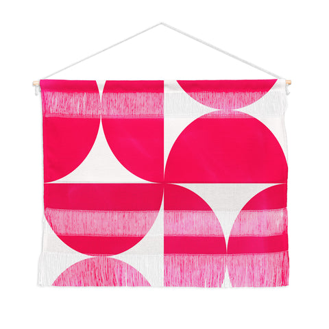 Colour Poems Bold Minimalism Viva Magenta Wall Hanging Landscape