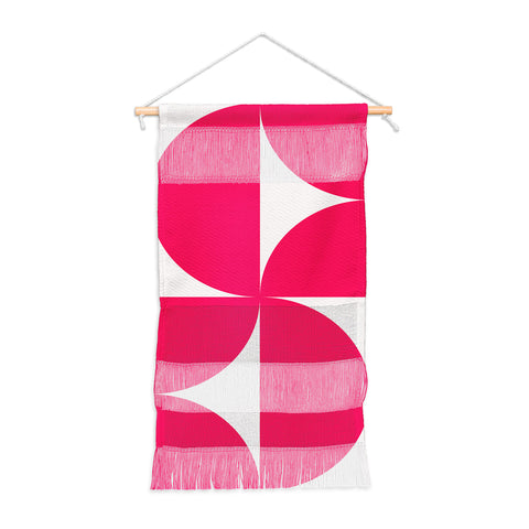 Colour Poems Bold Minimalism Viva Magenta Wall Hanging Portrait