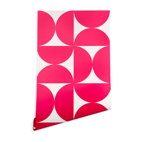 Colour Poems Bold Minimalism Viva Magenta Wallpaper