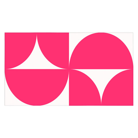 Colour Poems Bold Minimalism Viva Magenta Tablecloth