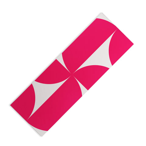 Colour Poems Bold Minimalism Viva Magenta Yoga Mat