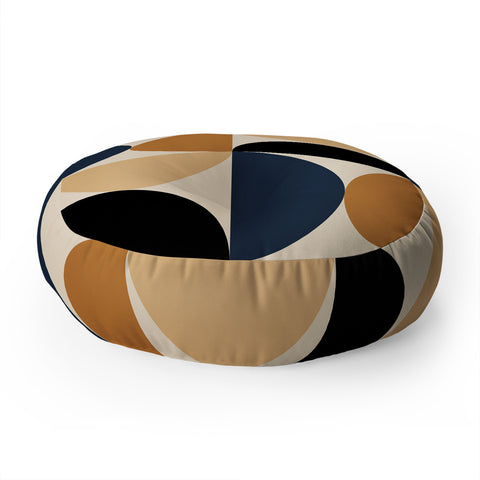 Colour Poems Bold Minimalism XII Floor Pillow Round
