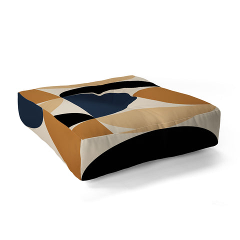 Colour Poems Bold Minimalism XII Floor Pillow Square
