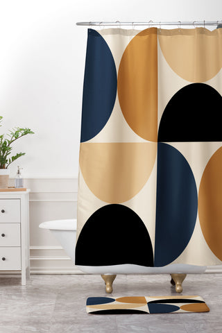 Colour Poems Bold Minimalism XII Shower Curtain And Mat