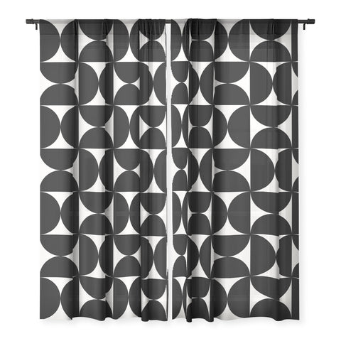 Colour Poems Bold Minimalism XLV Sheer Window Curtain