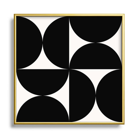 Colour Poems Bold Minimalism XLV Square Metal Framed Art Print