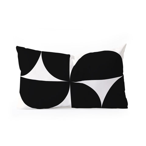 Colour Poems Bold Minimalism XLV Oblong Throw Pillow