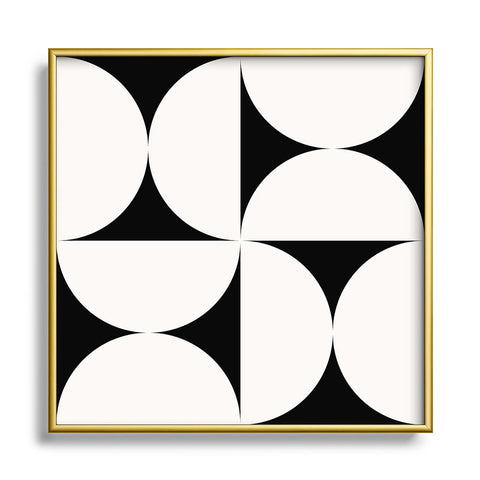 Colour Poems Bold Minimalism XLVI Square Metal Framed Art Print