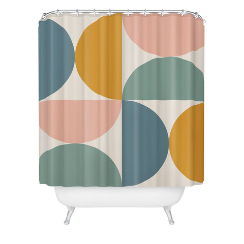 Colour Poems Bold Minimalism XXII Shower Curtain
