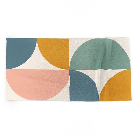 Colour Poems Bold Minimalism XXII Beach Towel