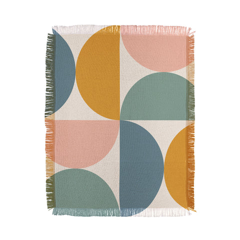Colour Poems Bold Minimalism XXII Throw Blanket