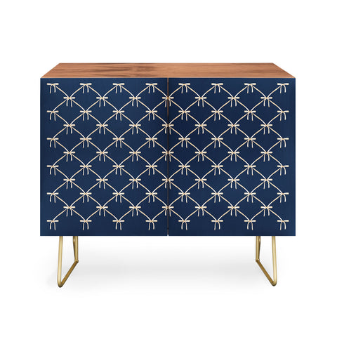 Colour Poems Bows and Ribbons Blue Credenza