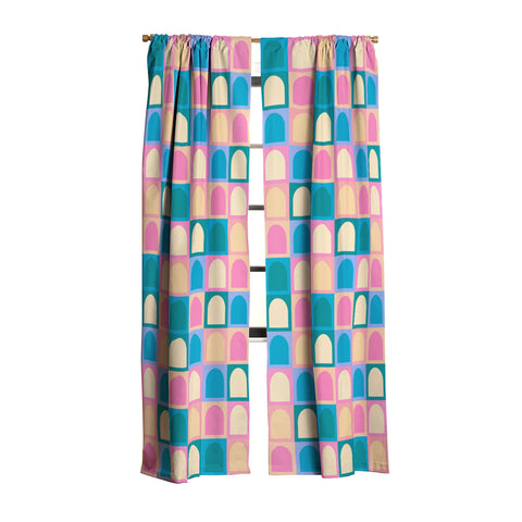 Colour Poems Checker Arches I Pastel Tones Blackout Non Repeat