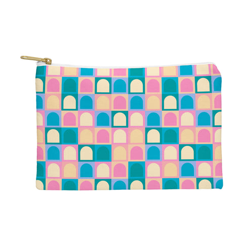 Colour Poems Checker Arches I Pastel Tones Pouch