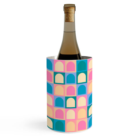 Colour Poems Checker Arches I Pastel Tones Wine Chiller