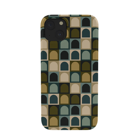 Colour Poems Checker Arches II Earthy Tones Phone Case