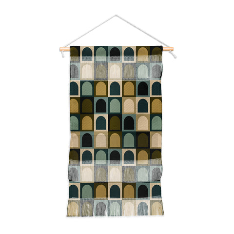Colour Poems Checker Arches II Earthy Tones Wall Hanging Portrait