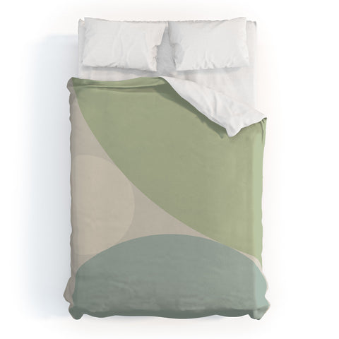 Colour Poems Circular Abstract VI Duvet Cover