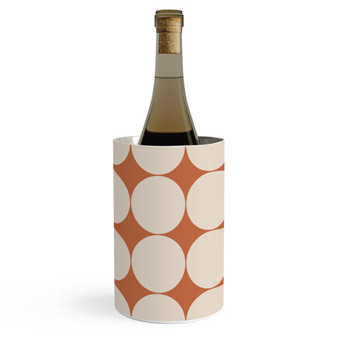 Colour Poems Circular Minimalism Orange Wine Chiller