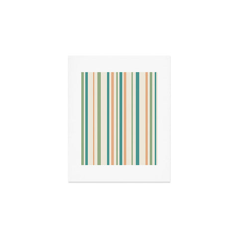 Colour Poems Classic Minimal Stripes II Art Print