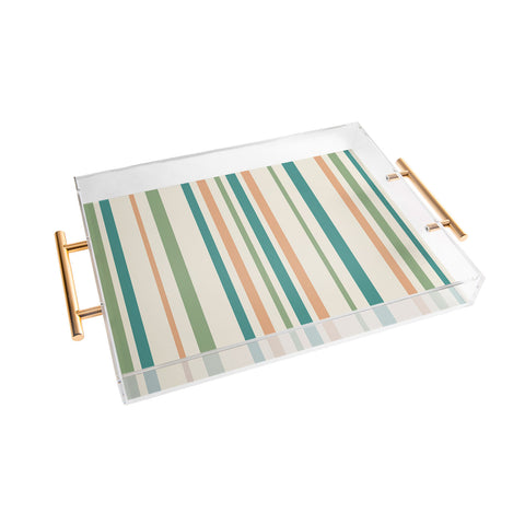 Colour Poems Classic Minimal Stripes II Acrylic Tray