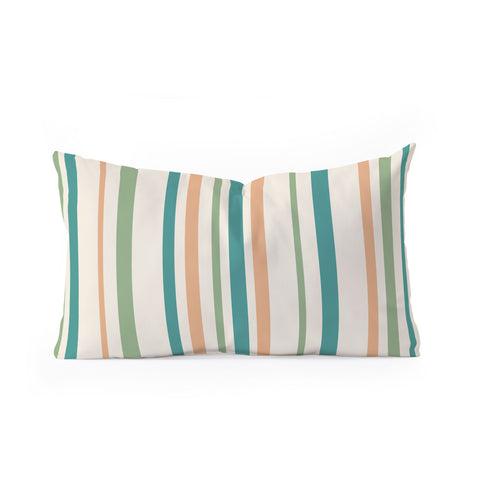 Colour Poems Classic Minimal Stripes II Oblong Throw Pillow