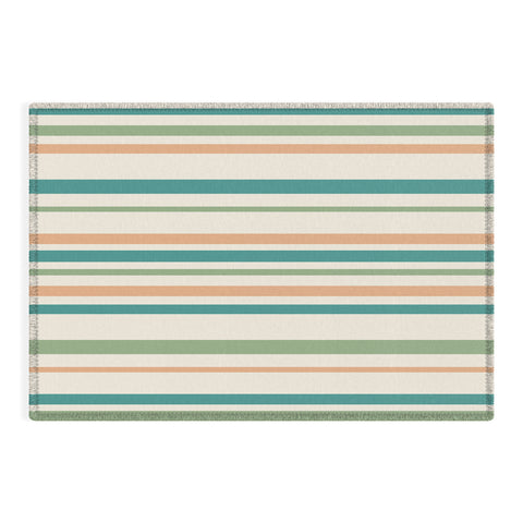 Colour Poems Classic Minimal Stripes II Outdoor Rug