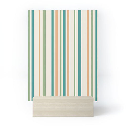 Colour Poems Classic Minimal Stripes II Mini Art Print