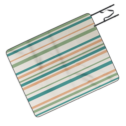 Colour Poems Classic Minimal Stripes II Picnic Blanket