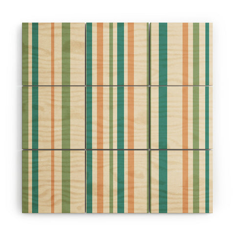 Colour Poems Classic Minimal Stripes II Wood Wall Mural