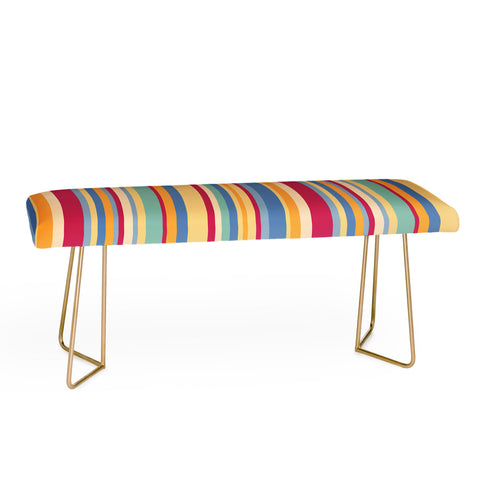 Colour Poems Classic Retro Stripes I Bench
