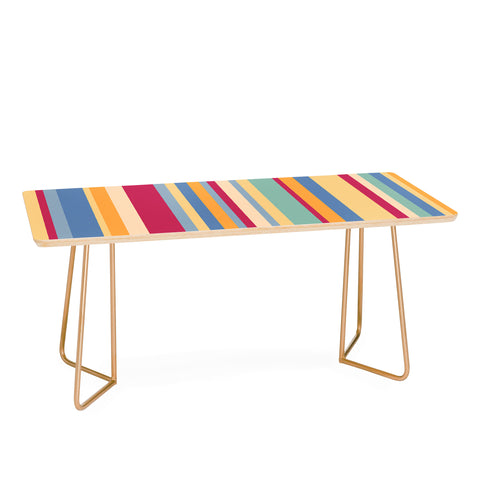 Colour Poems Classic Retro Stripes I Coffee Table