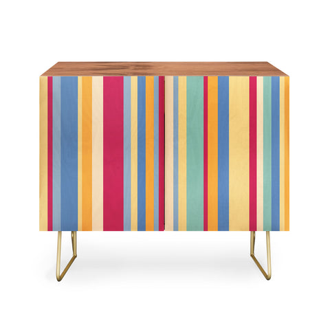 Colour Poems Classic Retro Stripes I Credenza