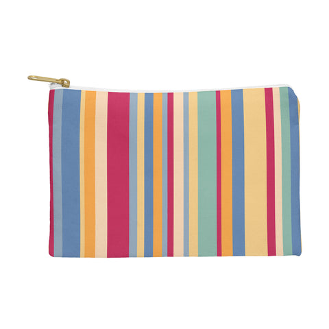 Colour Poems Classic Retro Stripes I Pouch