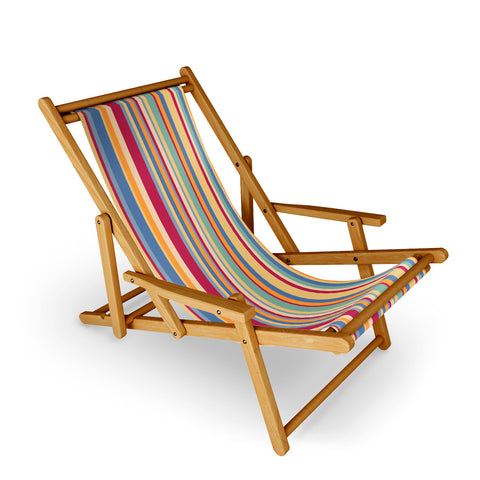 Colour Poems Classic Retro Stripes I Sling Chair